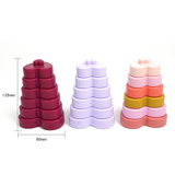 Silicone Heart-Shaped Building Blocks