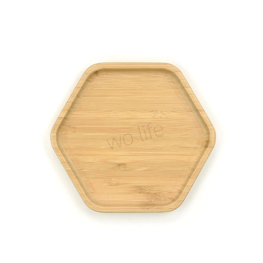 Kids Bamboo Suction Plate – Hexagon Shape