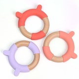 Bear-shaped Silicone Wood Teether