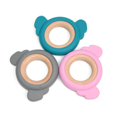 Koala-shaped Silicone Wood Teether