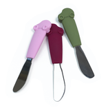 Animal-Handle Baby Knifes (Car)