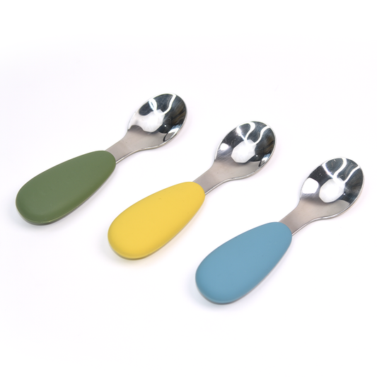 Silicone handle Baby Spoons