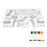 Silicone Graffiti Coloring Mat