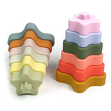 Silicone Stars Stacking Toy