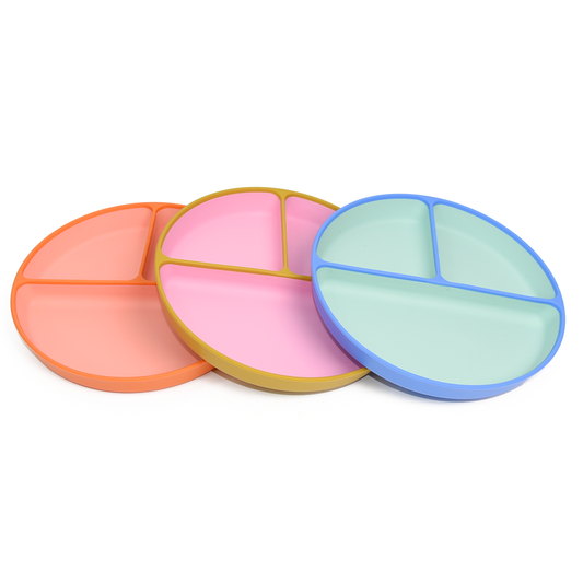 Double-Color Round Divided Plate