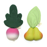 Radish Design Rubber Latex Baby Teether Toys