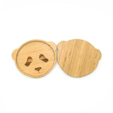 Panda Design Bamboo Suction Plate for Kids