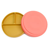 Silicone Round Divided Suction Plate