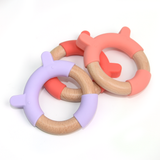 Bear-shaped Silicone Wood Teether