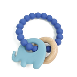 Elephant-Wood Teether with Beads Ring