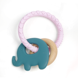 Wood Ring-Elephant Teether