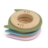 Cat Wood Silicone Teether