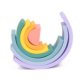 Silicone Stacked Rainbow