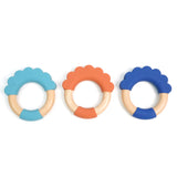 Lion-shaped Silicone Wood Teether