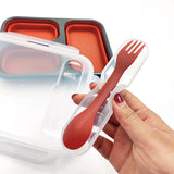 Folding Lunchbox with Fork