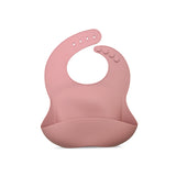 Silicone Baby Bib with Large Pocket