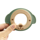 Dog Wood Silicone Teether