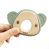 Koala Wood Silicone Teether