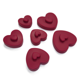 Silicone Heart-Shaped Building Blocks