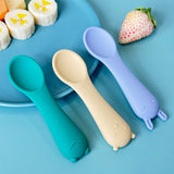 Animal Silicone Baby Spoons