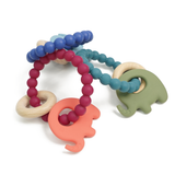 Elephant-Wood Teether with Beads Ring