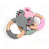 Wood Ring Silicone Koala Teether