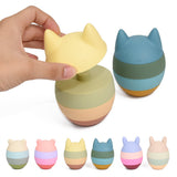 Silicone Animal Stacking Teether