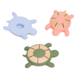 Ringed turtle Silicone Wood Teether