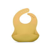 Silicone Baby Bib with Large Pocket