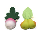 Radish Design Rubber Latex Baby Teether Toys