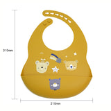 Lovely Printed Silicone Bib