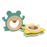 Frog Silicone Wood Teether