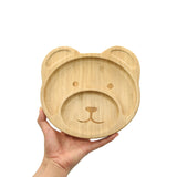 Bamboo Suction Plate for Kids – Bear Design