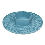 Pentagon Design Slow Feeder Bowl with Mat