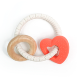Wood Ring-Heart Teether