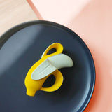 Banana Design Rubber Latex Baby Teether Toys