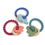 Elephant-Wood Teether with Beads Ring