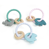 Wood Ring-Elephant Teether