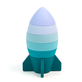 Rocket Shaped Silicone Stacking Toy