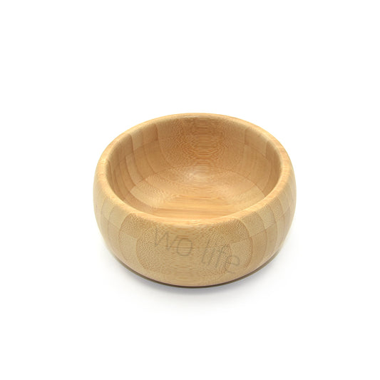 Bamboo Bowl with Suction Base