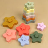 Silicone Stars Stacking Toy