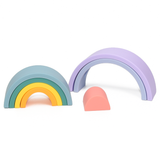 Silicone Stacked Rainbow