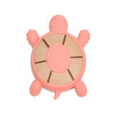 Ringed turtle Silicone Wood Teether