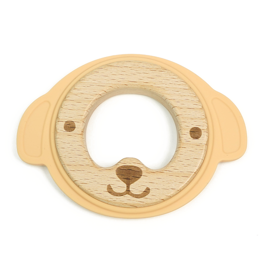 Dog Wood Silicone Teether