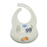 Lovely Printed Silicone Bib