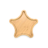 Star-shaped Suction Divided Plate in Bamboo