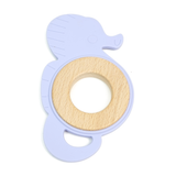 Sea Horse Silicone Wood Teether
