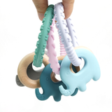 Wood Ring-Elephant Teether