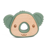 Ringed Koala Silicone Wood Teether