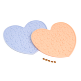 Heart-shaped Slow Feeder Mat